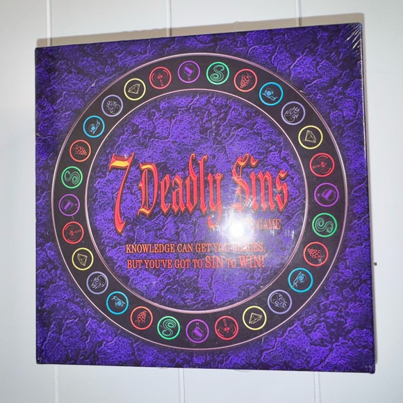 7 Deadly Sins The Game NWT in Plastic Board Game - Picture 1 of 3